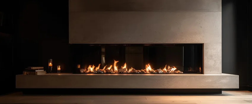 Gas Fireplace Ember Bed Design Services in Midland, Texas