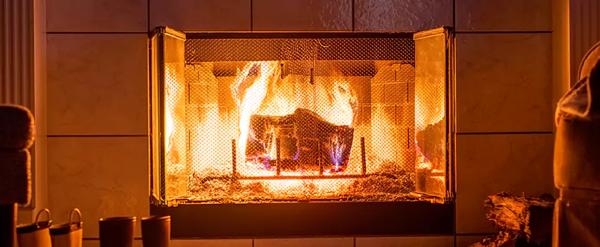 Mendota Hearth Landscape Fireplace Installation in Midland, Texas