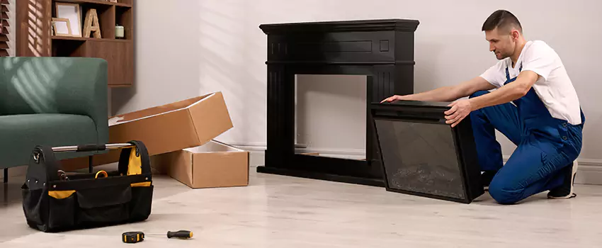 Old Rusted Metal Fireplace Repair And Replacement in Midland, TX
